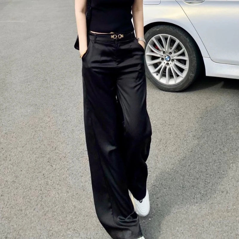 Pantalon en satin Justine