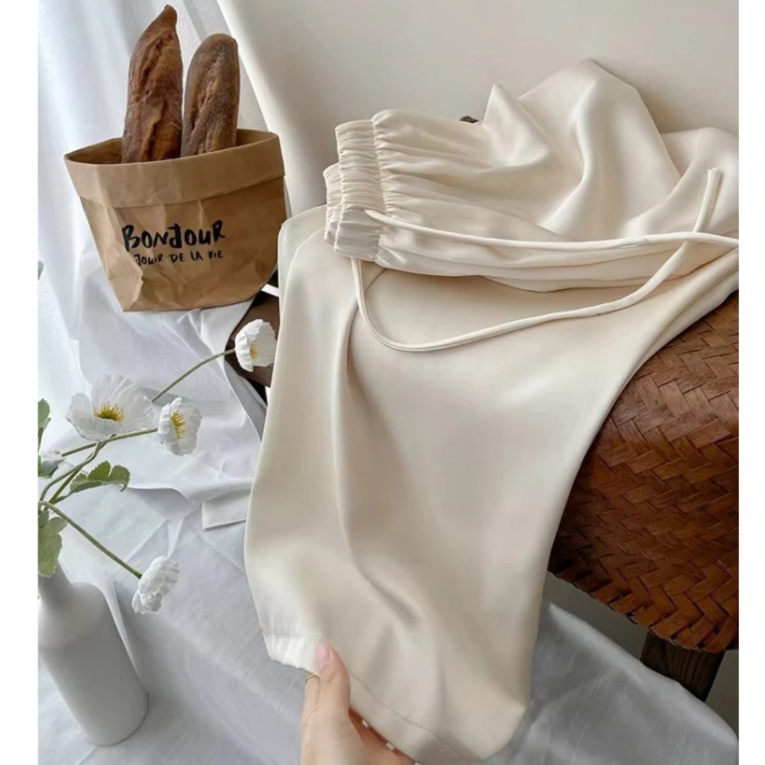 Pantalon satin Sybille