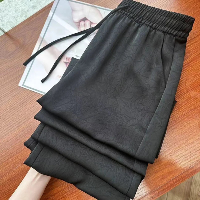 Pantalon en satin Mélanie