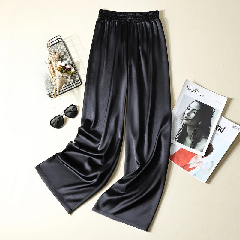 Pantalon en satin Victoire