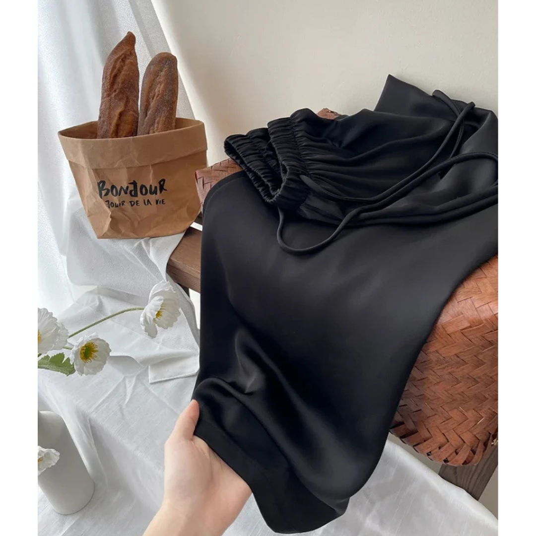 Pantalon satin Sybille