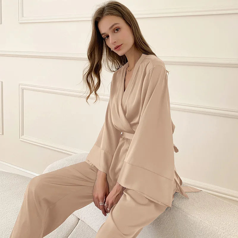 Pyjama en satin Avenca
