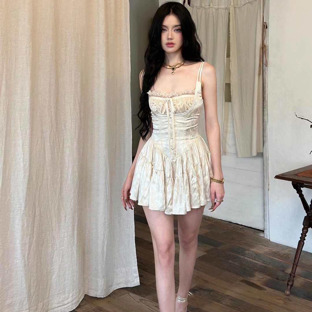 Robe en satin Gabrielle
