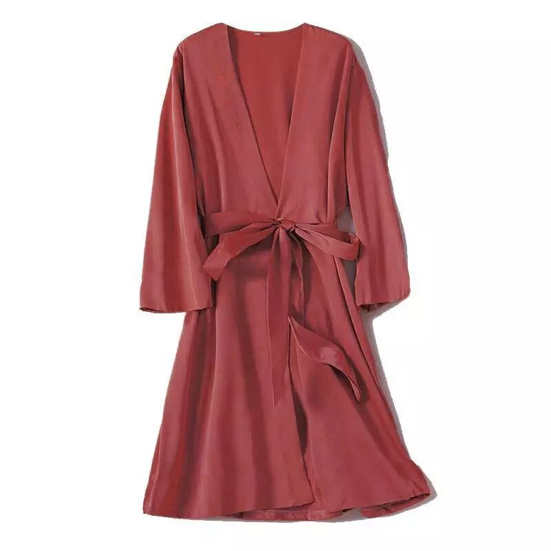 Peignoir discount rouge satin