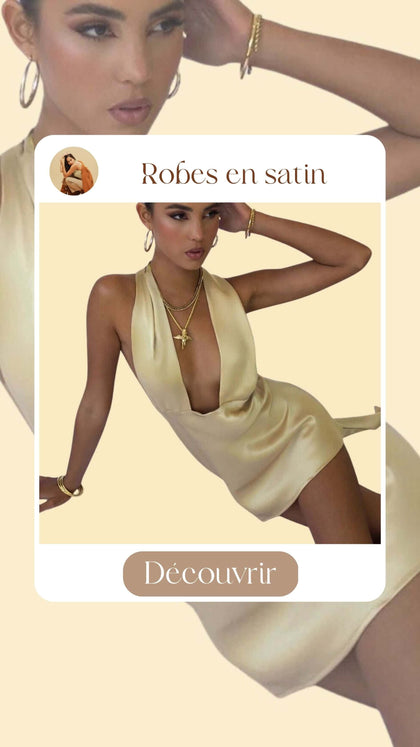 collection robes en satin