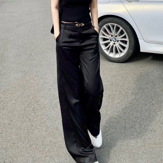 Pantalon en satin Justine