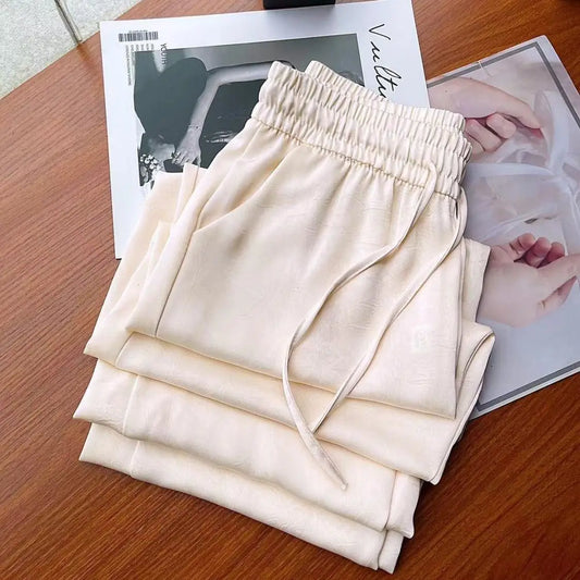 Pantalon en satin Mélanie
