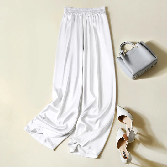 Pantalon en satin Victoire