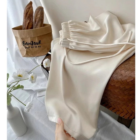 Pantalon satin Sybille
