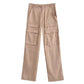 Pantalon en satin Solène