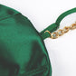 Débardeur satiné vert Vintage