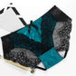 Culotte en satin Eva turquoise
