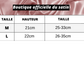 GUIDE DE TAILLE culotte satin ml
