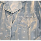 Pyjama bleu en satin étoilé