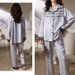 Pyjama satiné Glamour gris