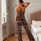 Pyjama léopard en satin