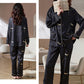 Pyjama satiné Glamour noir