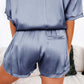 Pyjama gris clair Nia satin