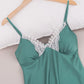 Pyjama satiné vert Joy