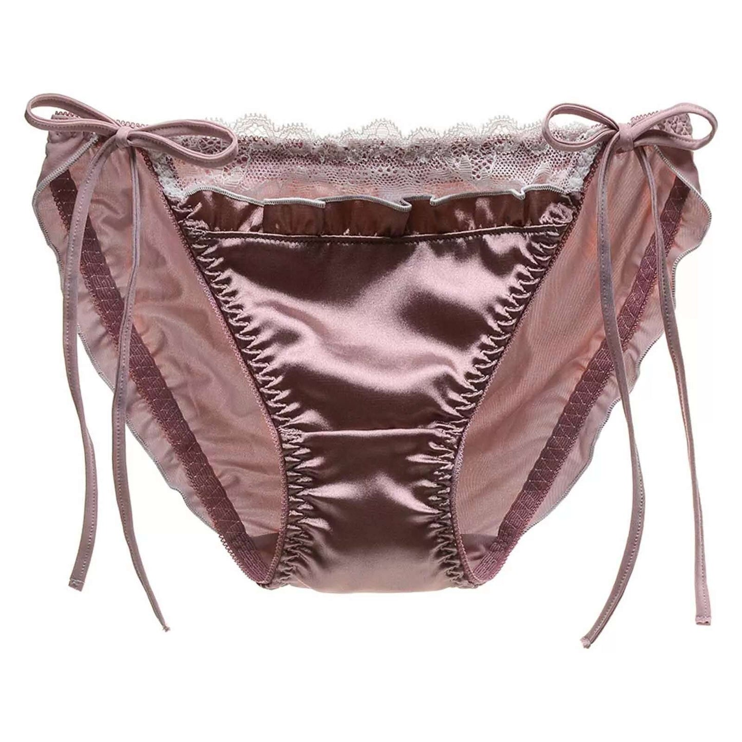 culotte en satin Marina vieux rose