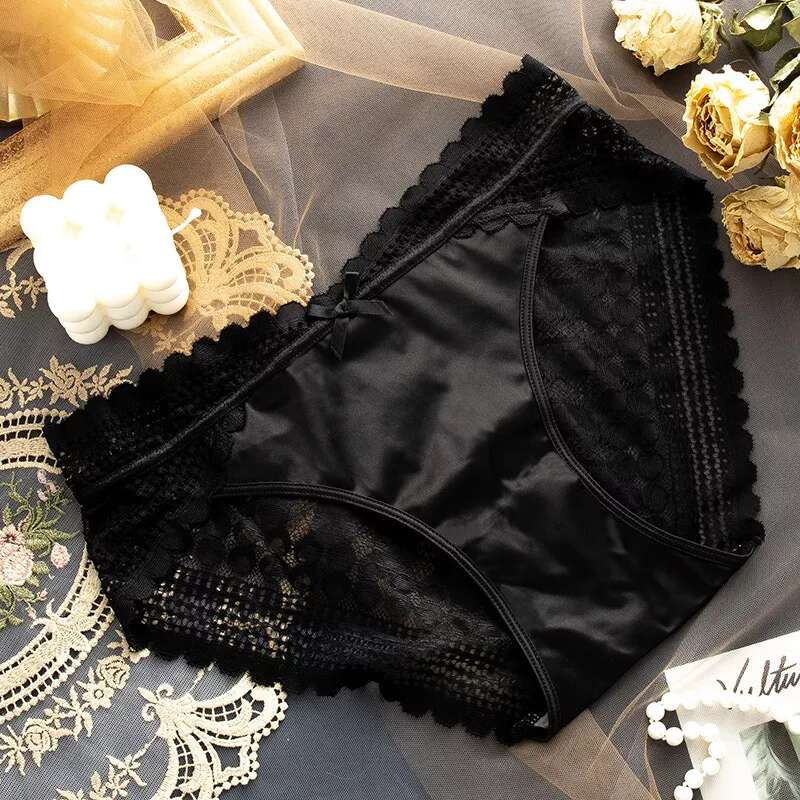 culotte en satin juliette noire.