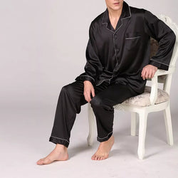 satin kimono homme noir couture blanche